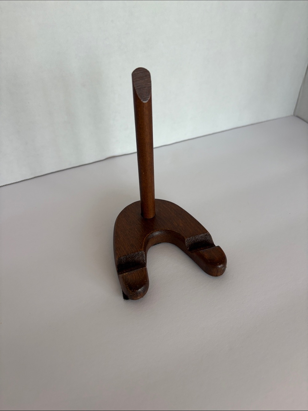 VTG Wooden Utensil Stand Holder in Brown